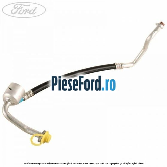Conducta compresor clima aeroterma Ford Mondeo 2008-2014 2.0 TDCi 140 cp QXBA, QXBB, UFBA, UFBB diesel