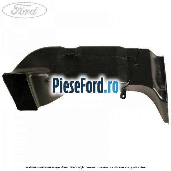 Conducta evacuare aer compartiment incarcare Ford Transit 2014-2018 2.2 TDCi RWD 135 cp Conducta evacuare aer compartiment incarcare Ford Transit 2014-2018 2.2 TDCi RWD 135 cp UHR5 diesel