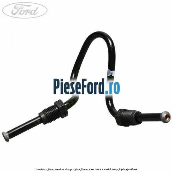 Conducta frana tambur dreapta Ford Fiesta 2008-2012 1.4 TDCi 70 cp Conducta frana tambur dreapta Ford Fiesta 2008-2012 1.4 TDCi 70 cp F6JD, KVJA diesel