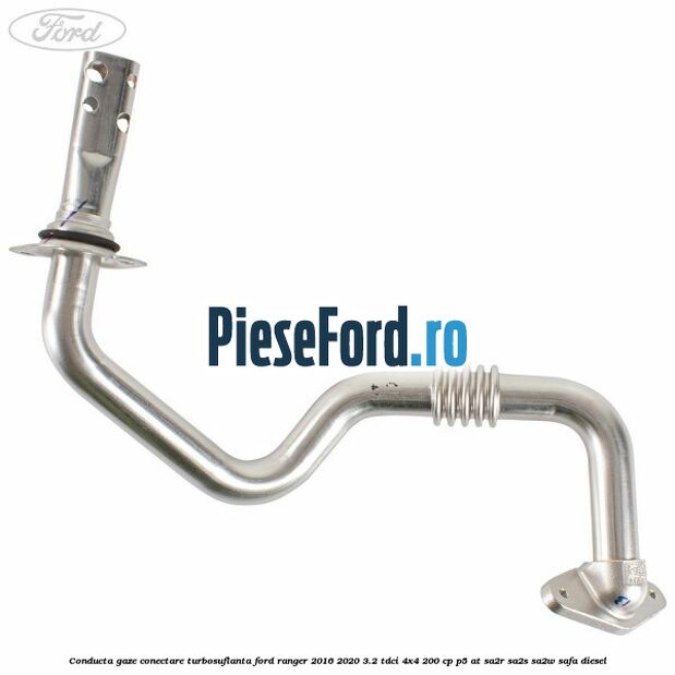 Conducta gaze conectare turbosuflanta Ford Ranger 2016-2020 3.2 TDCi 4x4 200 cp P5-AT, SA2R, SA2S, SA2W, SAFA diesel