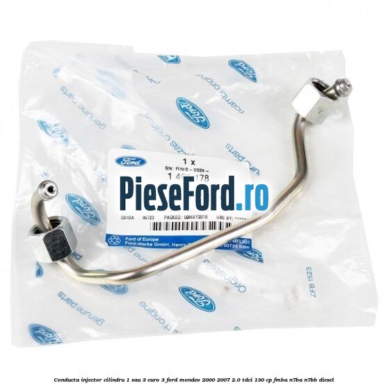 Conducta injector cilindru 1 sau 3 euro 3 Ford Mondeo 2000-2007 2.0 TDCi 130 cp Conducta injector cilindru 1 sau 3 euro 3 Ford Mondeo 2000-2007 2.0 TDCi 130 cp FMBA, N7BA, N7BB diesel