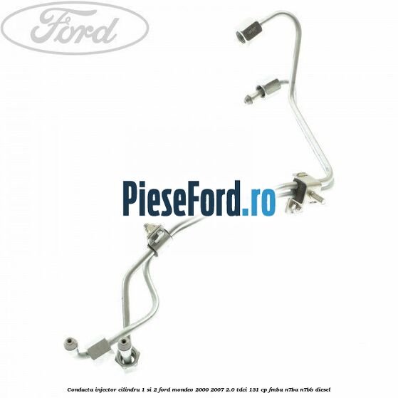 Conducta injector cilindru 1 si 2 Ford Mondeo 2000-2007 2.0 TDCi 131 cp FMBA, N7BA, N7BB diesel