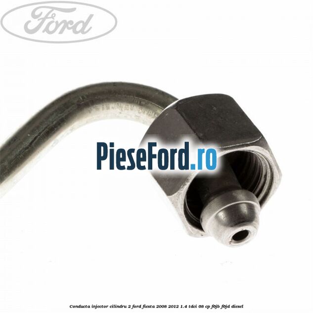Conducta injector cilindru 2 Ford Fiesta 2008-2012 1.4 TDCi 68 cp F6JB, F6JD diesel