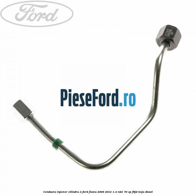 Conducta injector cilindru 2 Ford Fiesta 2008-2012 1.4 TDCi 70 cp F6JD, KVJA diesel