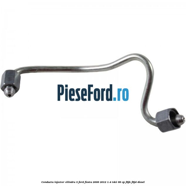 Conducta injector cilindru 3 Ford Fiesta 2008-2012 1.4 TDCi 68 cp F6JB, F6JD diesel