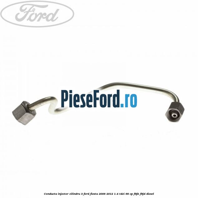 Conducta injector cilindru 3 Ford Fiesta 2008-2012 1.4 TDCi 68 cp F6JB, F6JD diesel