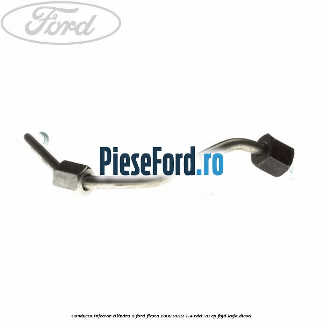 Conducta injector cilindru 3 Ford Fiesta 2008-2012 1.4 TDCi 70 cp Conducta injector cilindru 3 Ford Fiesta 2008-2012 1.4 TDCi 70 cp F6JD, KVJA diesel