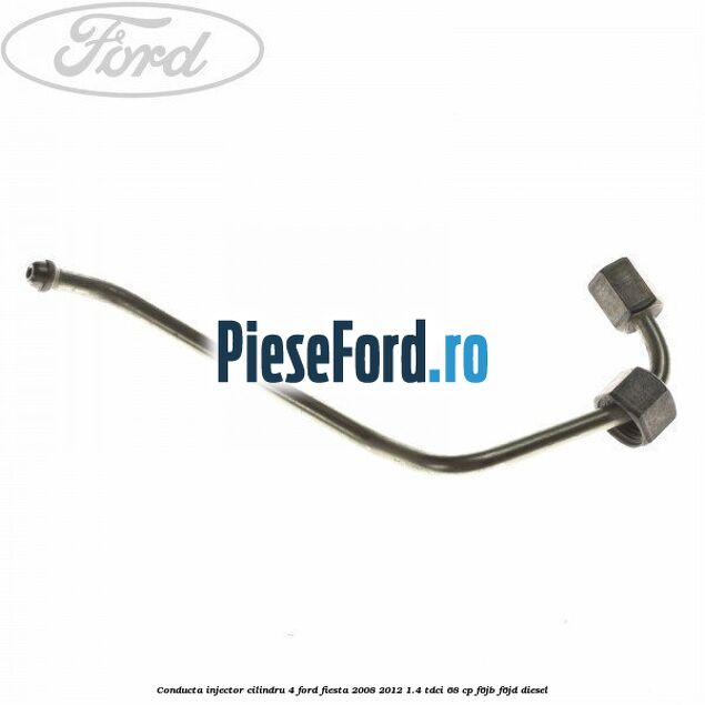 Conducta injector cilindru 4 Ford Fiesta 2008-2012 1.4 TDCi 68 cp Conducta injector cilindru 4 Ford Fiesta 2008-2012 1.4 TDCi 68 cp F6JB, F6JD diesel