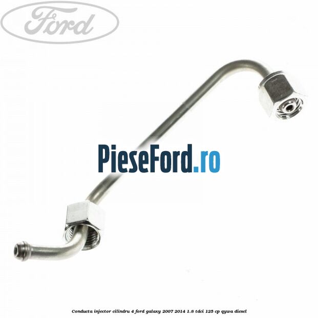 Conducta injector cilindru 4 Ford Galaxy 2007-2014 1.8 TDCi 125 cp Conducta injector cilindru 4 Ford Galaxy 2007-2014 1.8 TDCi 125 cp QYWA diesel
