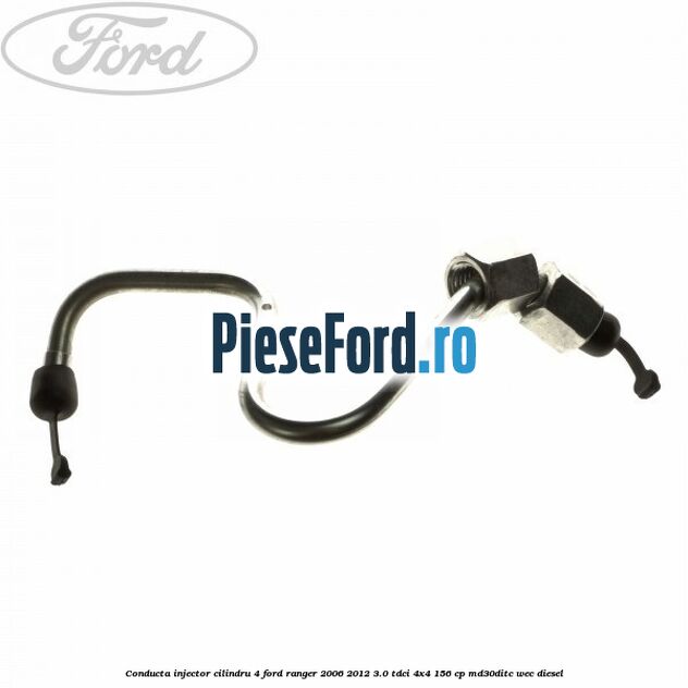 Conducta injector cilindru 4 Ford Ranger 2006-2012 3.0 TDCi 4x4 156 cp MD30DITC, WEC diesel