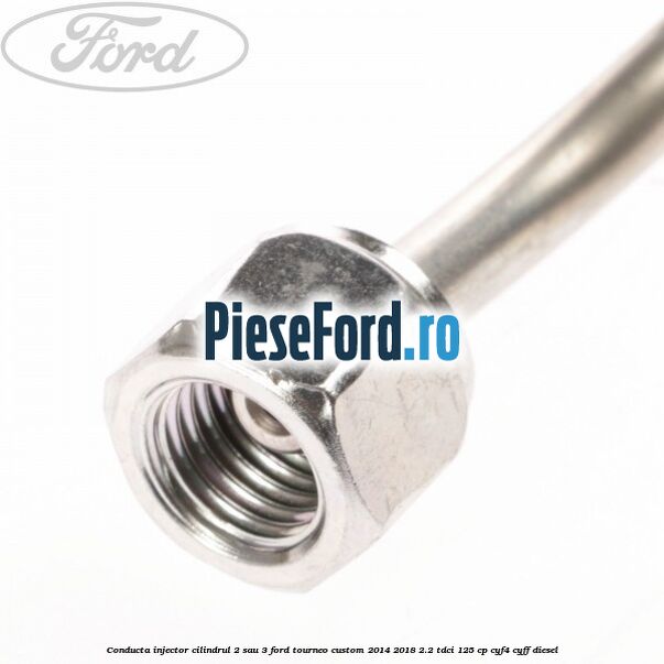 Conducta injector cilindrul 2 sau 3 Ford Tourneo Custom 2014-2018 2.2 TDCi 125 cp CYF4, CYFF diesel