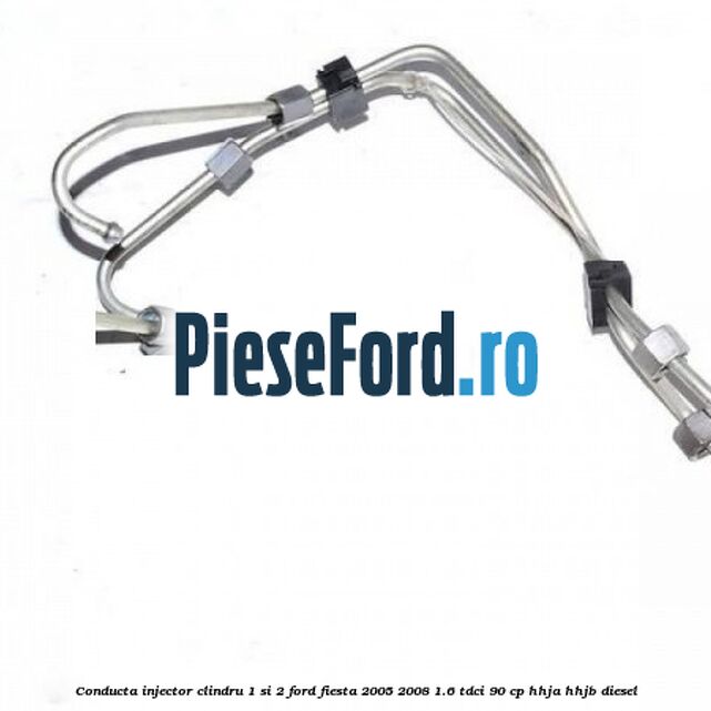Conducta injector clindru 1 si 2 Ford Fiesta 2005-2008 1.6 TDCi 90 cp HHJA, HHJB diesel