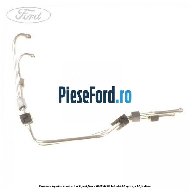 Conducta injector clindru 1 si 2 Ford Fiesta 2005-2008 1.6 TDCi 90 cp HHJA, HHJB diesel