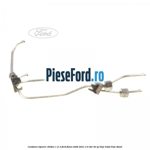 Conducta injector clindru 1 si 2 Ford Fiesta 2008-2012 1.6 TDCi 90 cp Conducta injector clindru 1 si 2 Ford Fiesta 2008-2012 1.6 TDCi 90 cp HHJC, HHJD, HHJE diesel