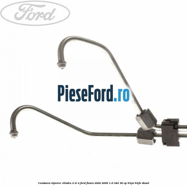Conducta injector clindru 3 si 4 Ford Fiesta 2002-2005 1.6 TDCi 90 cp HHJA, HHJB diesel