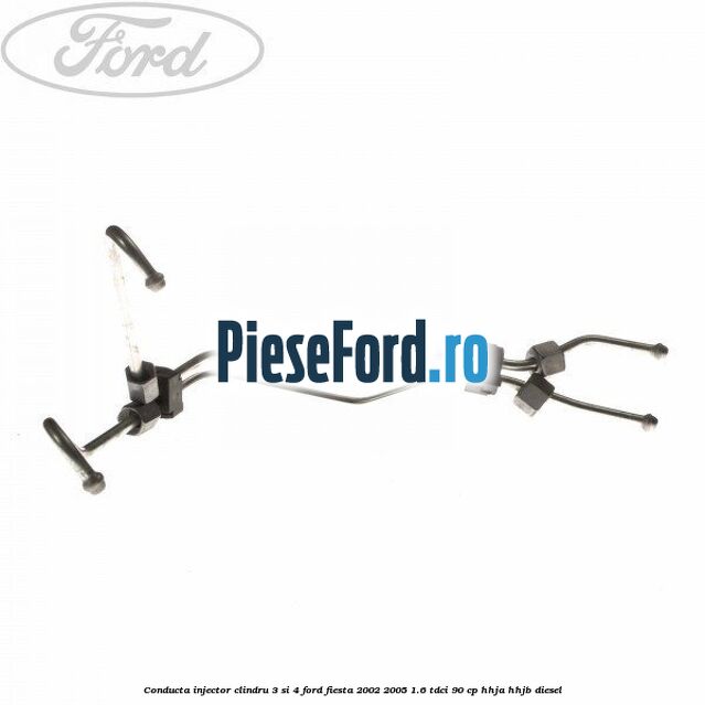 Conducta injector clindru 3 si 4 Ford Fiesta 2002-2005 1.6 TDCi 90 cp HHJA, HHJB diesel