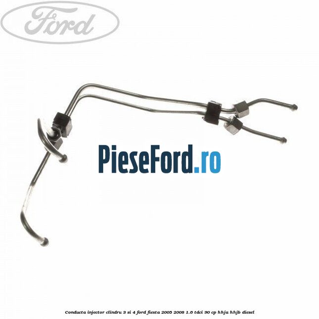 Conducta injector clindru 3 si 4 Ford Fiesta 2005-2008 1.6 TDCi 90 cp HHJA, HHJB diesel