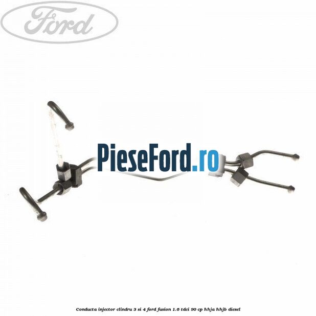 Conducta injector clindru 3 si 4 Ford Fusion 1.6 TDCi 90 cp HHJA, HHJB diesel