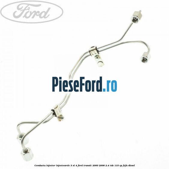 Conducta injector, injectoarele 3 si 4 Ford Transit 2000-2006 2.4 TDE 115 cp FXFA diesel