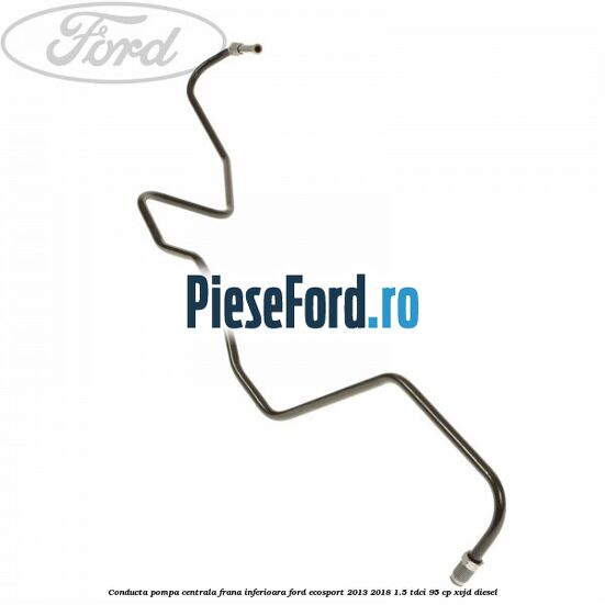 Conducta pompa centrala frana inferioara Ford EcoSport 2013-2018 1.5 TDCi 95 cp XVJD diesel
