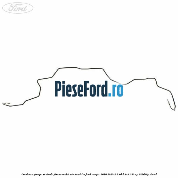Conducta pompa centrala frana modul ABS model A Ford Ranger 2016-2020 2.2 TDCi 4x4 131 cp Conducta pompa centrala frana modul ABS model A Ford Ranger 2016-2020 2.2 TDCi 4x4 131 cp T22DD0P diesel