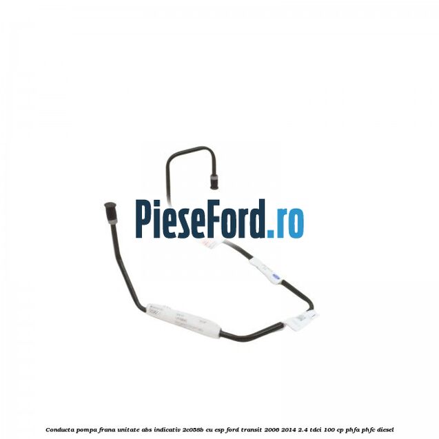Conducta pompa frana unitate ABS indicativ 2C058B cu ESP Ford Transit 2006-2014 2.4 TDCi 100 cp Conducta pompa frana unitate ABS indicativ 2C058B cu ESP Ford Transit 2006-2014 2.4 TDCi 100 cp PHFA, PHFC diesel