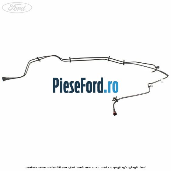 Conducta racitor combustibil euro 5 Ford Transit 2006-2014 2.2 TDCi 125 cp Conducta racitor combustibil euro 5 Ford Transit 2006-2014 2.2 TDCi 125 cp CYFA, CYFB, CYFC, CYFD diesel