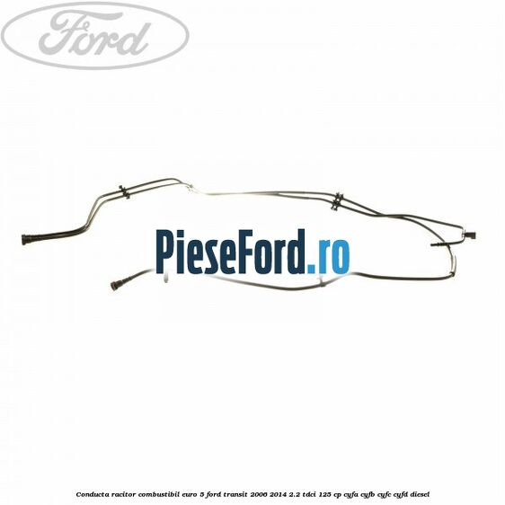 Conducta racitor combustibil euro 5 Ford Transit 2006-2014 2.2 TDCi 125 cp Conducta racitor combustibil euro 5 Ford Transit 2006-2014 2.2 TDCi 125 cp CYFA, CYFB, CYFC, CYFD diesel
