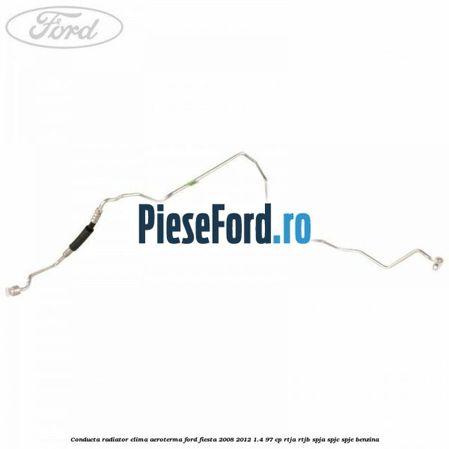 Conducta radiator clima aeroterma Ford Fiesta 2008-2012 1.4 97 cp RTJA, RTJB, SPJA, SPJC, SPJE benzina