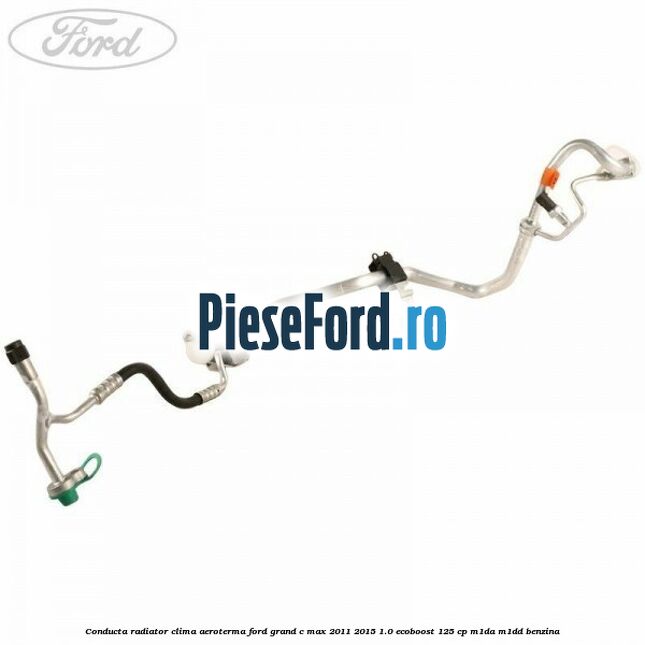 Conducta radiator clima aeroterma Ford Grand C-Max 2011-2015 1.0 EcoBoost 125 cp M1DA, M1DD benzina