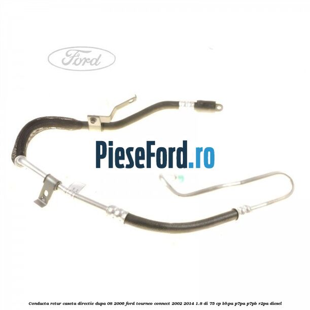 Conducta retur caseta directie dupa 08/2006 Ford Tourneo Connect 2002-2014 1.8 Di 75 cp BHPA, P7PA, P7PB, R2PA diesel