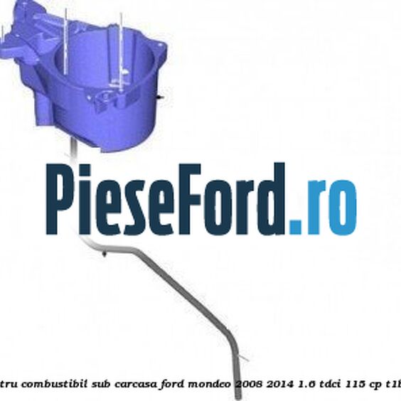 Conducta retur filtru combustibil sub carcasa Ford Mondeo 2008-2014 1.6 TDCi 115 cp T1BA, T1BB, T1BC diesel