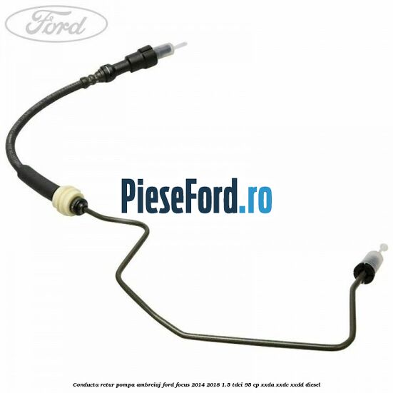 Conducta retur pompa ambreiaj Ford Focus 2014-2018 1.5 TDCi 95 cp XXDA, XXDC, XXDD diesel