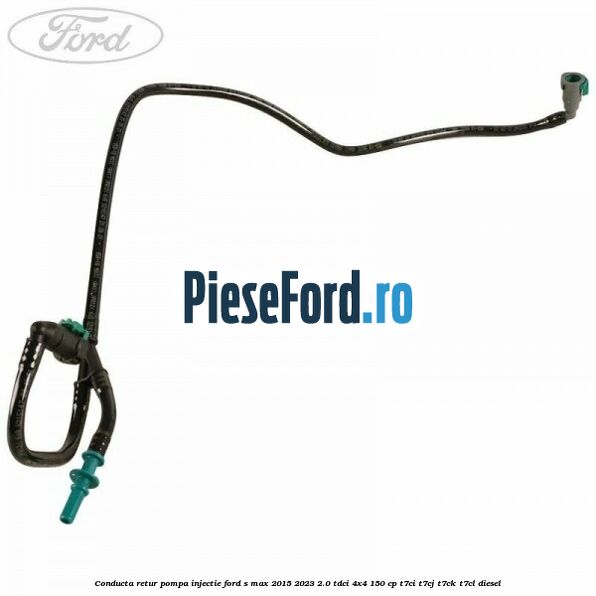 Conducta retur pompa injectie Ford S-Max 2015-2023 2.0 TDCi 4x4 150 cp T7CI, T7CJ, T7CK, T7CL diesel
