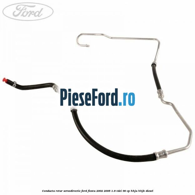Conducta retur servodirectie Ford Fiesta 2002-2005 1.6 TDCi 90 cp HHJA, HHJB diesel