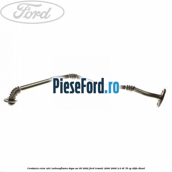Conducta retur ulei turbosuflanta dupa an 05/2002 Ford Transit 2000-2006 2.0 DI 75 cp D3FA diesel