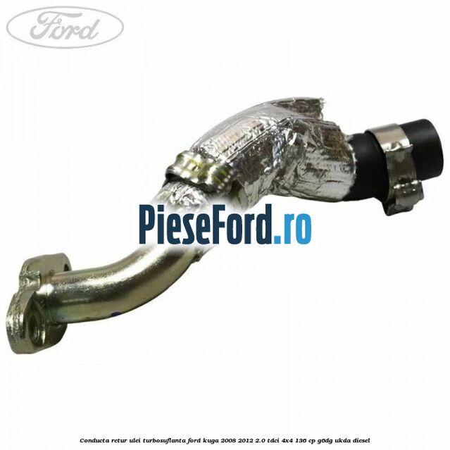 Conducta retur ulei turbosuflanta Ford Kuga 2008-2012 2.0 TDCi 4x4 136 cp G6DG, UKDA diesel
