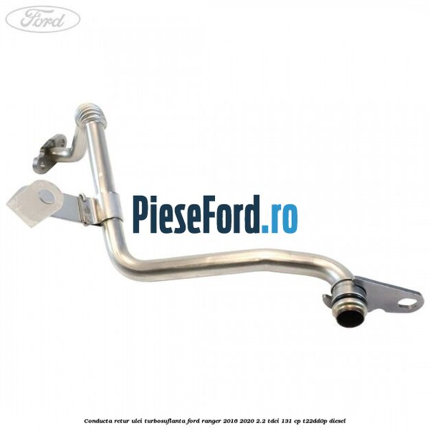 Conducta retur ulei turbosuflanta Ford Ranger 2016-2020 2.2 TDCi 131 cp T22DD0P diesel