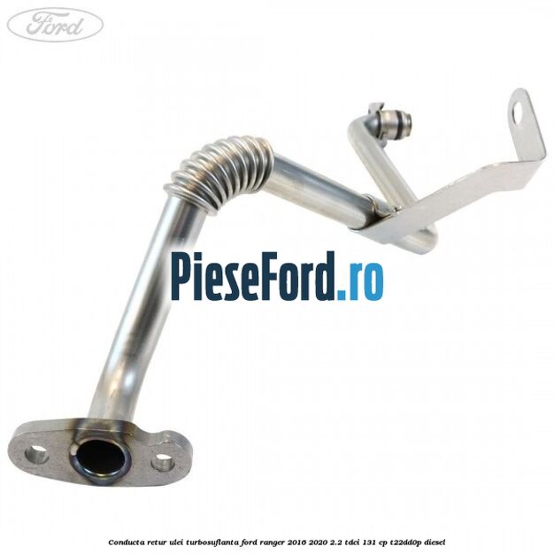 Conducta retur ulei turbosuflanta Ford Ranger 2016-2020 2.2 TDCi 131 cp T22DD0P diesel