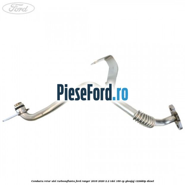 Conducta retur ulei turbosuflanta Ford Ranger 2016-2020 2.2 TDCi 160 cp GBVAJQJ, T22DD0P diesel