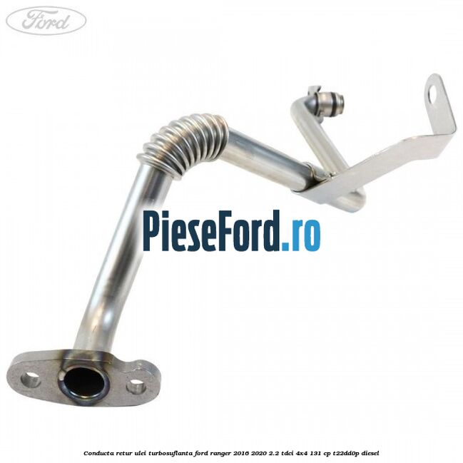 Conducta retur ulei turbosuflanta Ford Ranger 2016-2020 2.2 TDCi 4x4 131 cp T22DD0P diesel