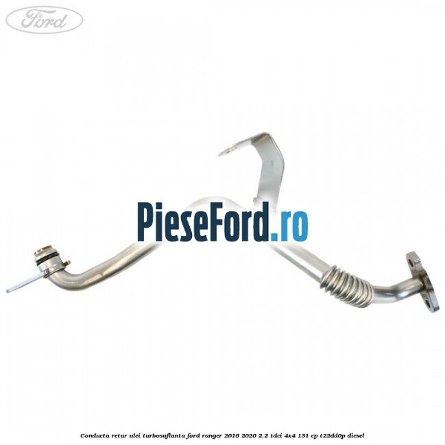 Conducta retur ulei turbosuflanta Ford Ranger 2016-2020 2.2 TDCi 4x4 131 cp T22DD0P diesel