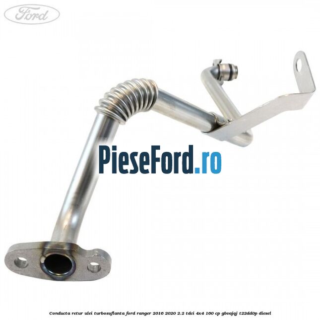 Conducta retur ulei turbosuflanta Ford Ranger 2016-2020 2.2 TDCi 4x4 160 cp GBVAJQJ, T22DD0P diesel