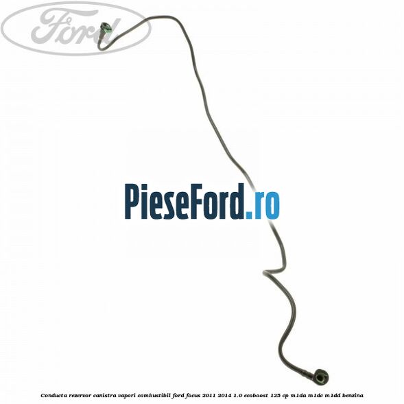 Conducta rezervor canistra vapori combustibil Ford Focus 2011-2014 1.0 EcoBoost 125 cp M1DA, M1DC, M1DD benzina