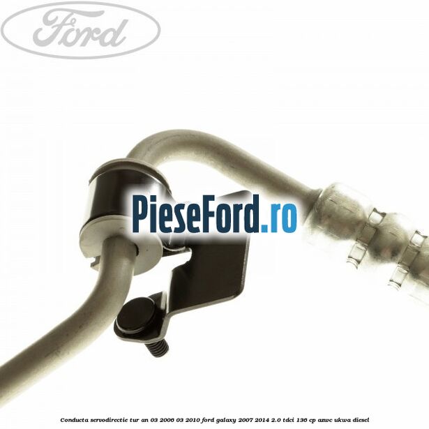 Conducta servodirectie tur an 03/2006-03/2010 Ford Galaxy 2007-2014 2.0 TDCi 136 cp AZWC, UKWA diesel
