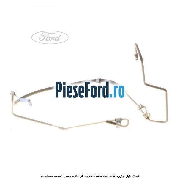 Conducta servodirectie tur Ford Fiesta 2002-2005 1.4 TDCi 68 cp F6JA, F6JB diesel