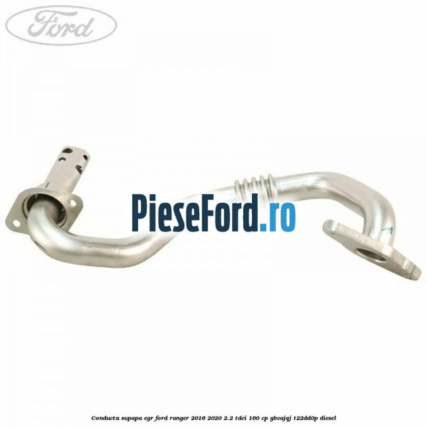 Conducta supapa EGR Ford Ranger 2016-2020 2.2 TDCi 160 cp GBVAJQJ, T22DD0P diesel