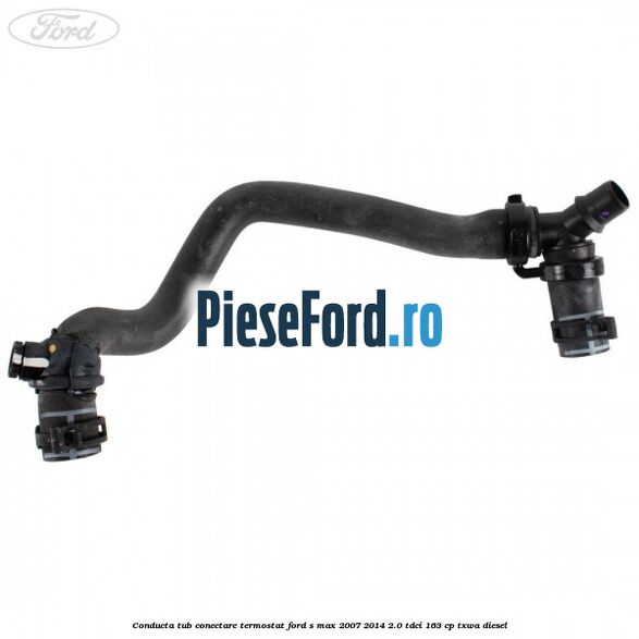 Conducta tub conectare termostat Ford S-Max 2007-2014 2.0 TDCi 163 cp TXWA diesel
