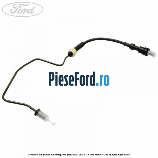 Conducta tur pompa ambreiaj Ford Focus 2011-2014 1.6 TDCi ECOnetic 105 cp NGDA, NGDB diesel