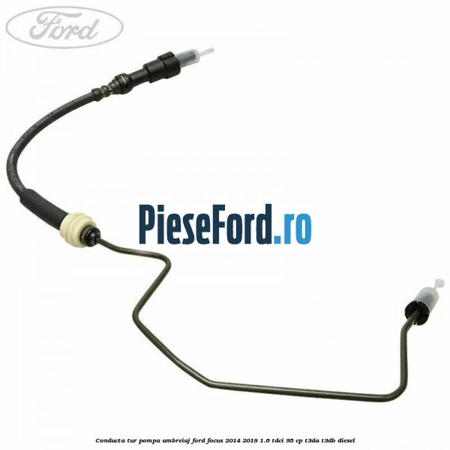 Conducta tur pompa ambreiaj Ford Focus 2014-2018 1.6 TDCi 95 cp T3DA, T3DB diesel